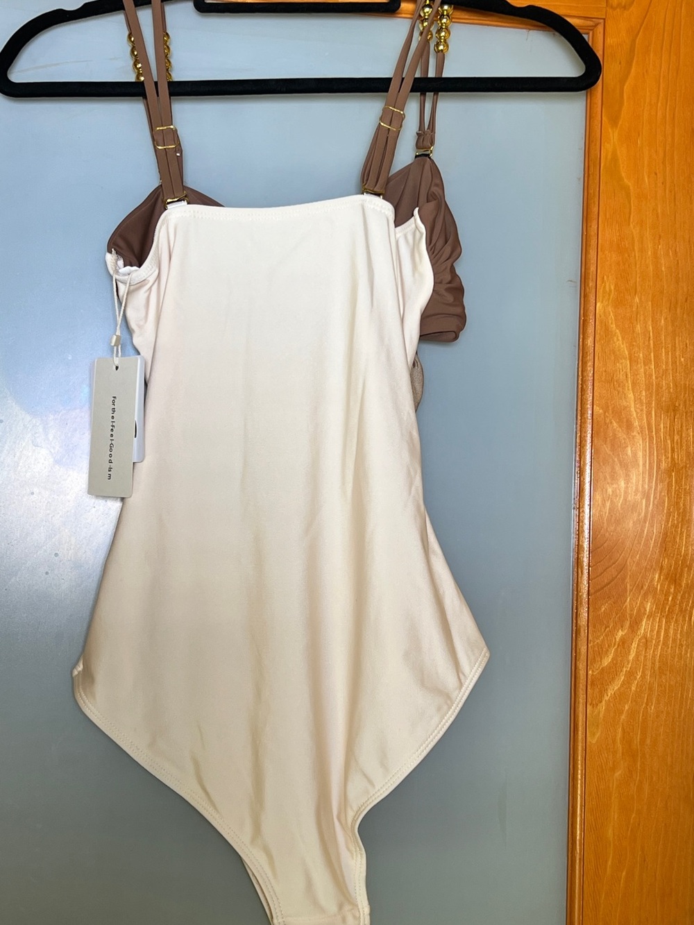 COMMENSE Colorblock Cutout One-Piece Swimsuit – Size Medium – NWT - Picture 6 of 11